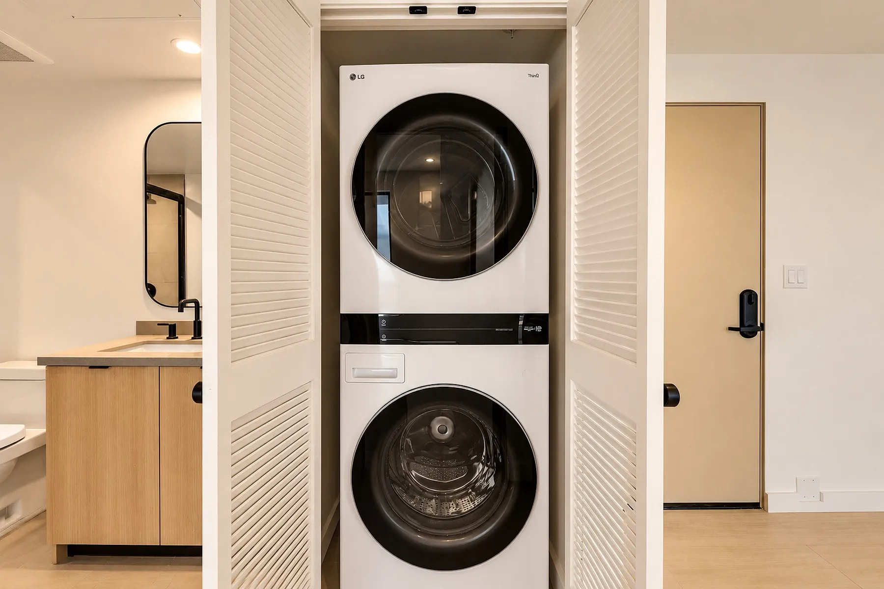 In-unit laundry facilities