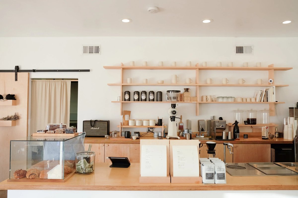 Coffee bar interior
