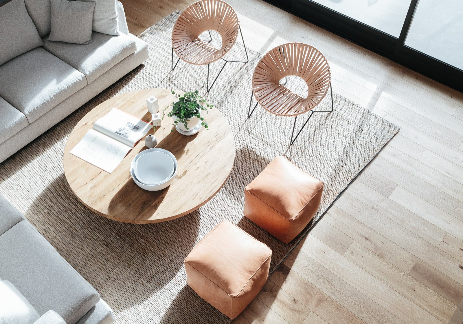 Top-down view of a residence interior